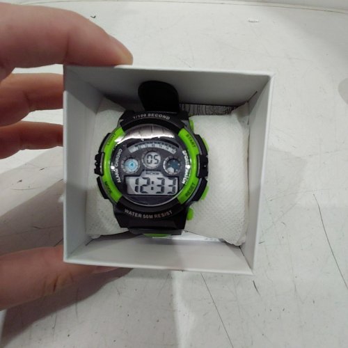 EDILLAS DIGITAL LED COLOUR FLASHING WRISTWATCH - BLACK image 2