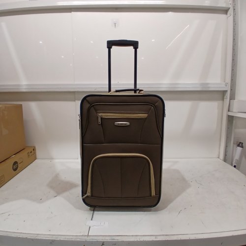 2PC ROCKLAND ROLLING BRIEFCASE - 19" X 14" - BROWN (ITEM: F102) image 3