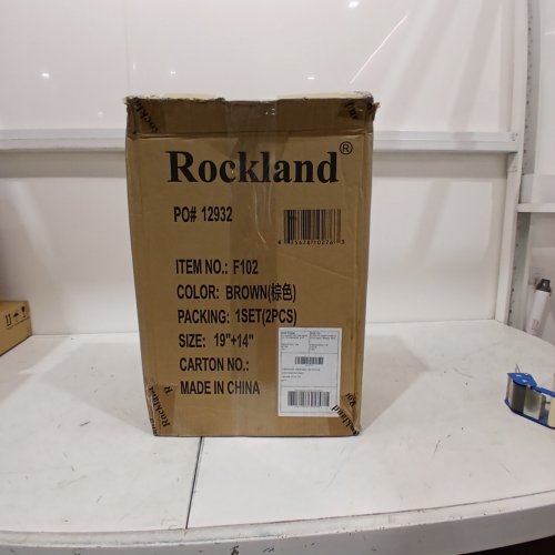 2PC ROCKLAND ROLLING BRIEFCASE - 19" X 14" - BROWN (ITEM: F102) image 10