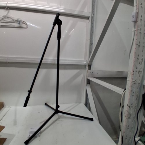 AMAZON BASICS ADJUSTABLE ARM HEIGHT MICROPHONE TRIPOD BASE - 85.75" - BLACK (MODEL: ‎TMS130) image 2