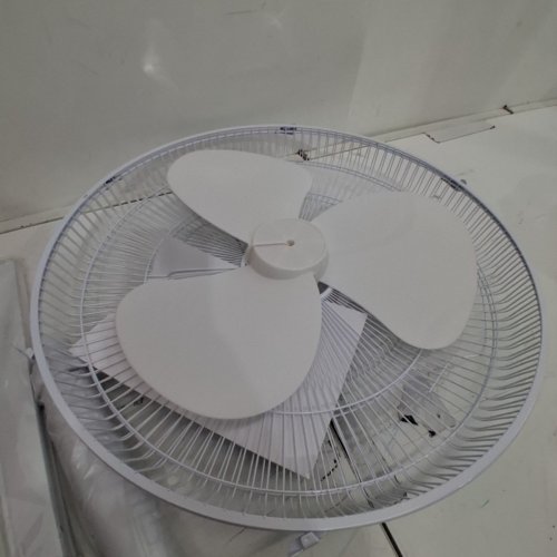 TOOLTECH 3-SPEED OSCILLATING PEDESTAL FAN - 16" - WHITE (MODEL: 100077) image 4