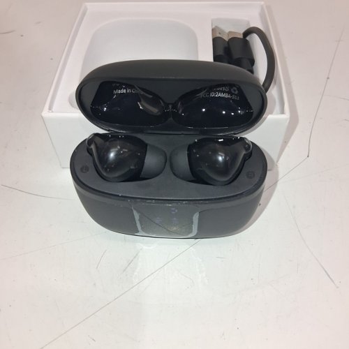 TRUE WIRELESS BLUETOOTH DEEP BASS WATERPROOF TOUCH CONTROL STEREO EARBUDS - BLACK (MODEL: S48) image 4