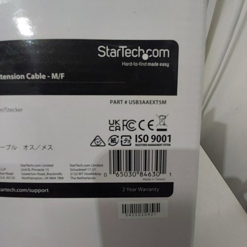 STARTECH.COM ACTIVE USB 3.0 EXTENSION CABLE M/F - 16FT (ITEM: USB3AAEXT5M) image 2