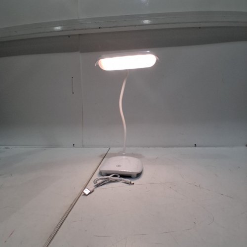 MAYTHANK LED RECHARGEABLE CORDLESS GOOSENECK DESK LAMP - 4200 MAH - WHITE (MODEL: L03) image 3