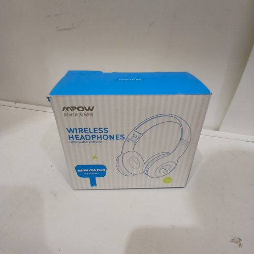 MPOW WIRELESS HEADPHONES - BLUE (MODEL: BH441A) image 3