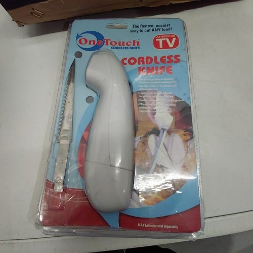ONE TOUCH CORDLESS KNIFE - AS SEEN ON TV - WHITE image 5