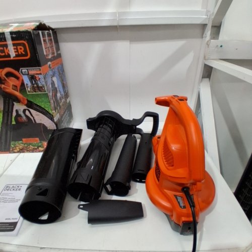 BLACK AND DECKER CORDED BACK PACK LEAF BLOWER, VACUUM & MULCHER, 250MPH, 400CFM - BLACK/ORANGE (MODEL : BEBL7000) image 3