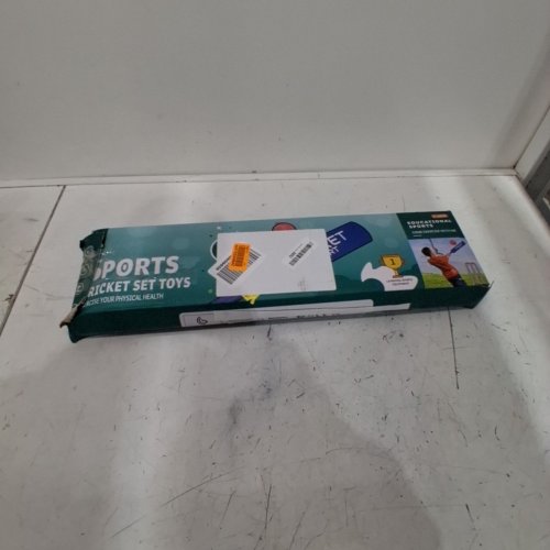 ALASUM KIDS PLASTIC CRICKET SET WITH STMPS AND SOFT BALL - BLUE/GREY (MODEL: 4842620NKM) image 3