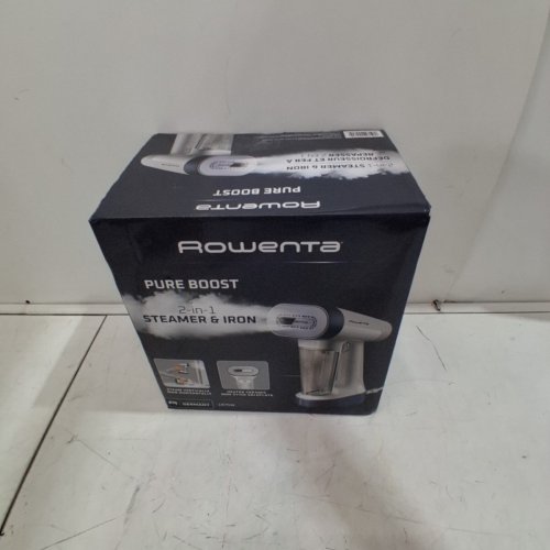 ROWENTA 2-IN-1 CLOTHING STEAMER AND IRON - 120-125 V, 1730-1875W - WHITE AND NAVY (MODEL: DR8722Q1) image 8