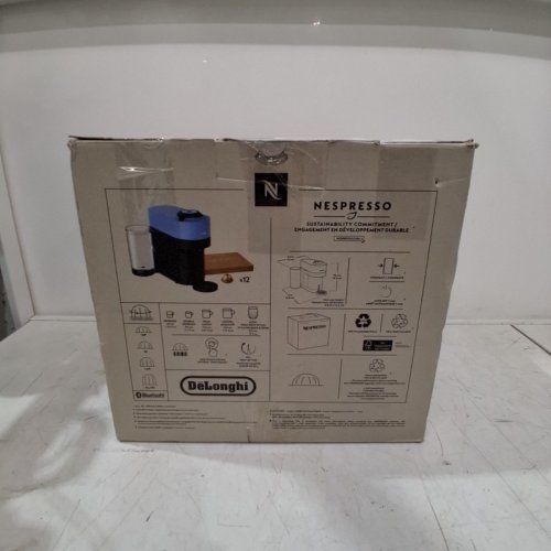 NESPRESSO VERTUO POP+ BY DELONGHI SINGLE SERVE COFFEE & EXPRESSO MACHINE - PACIFIC BLUE/BLACK (MODEL: ENV92A) image 10
