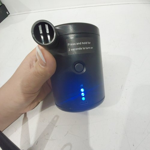 TECHSHARE RECHARGEABLE PORTABLE AIR PUMP - BLACK (MODEL: LQ-168) image 2