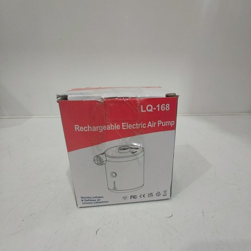 TECHSHARE RECHARGEABLE PORTABLE AIR PUMP - BLACK (MODEL: LQ-168) image 4