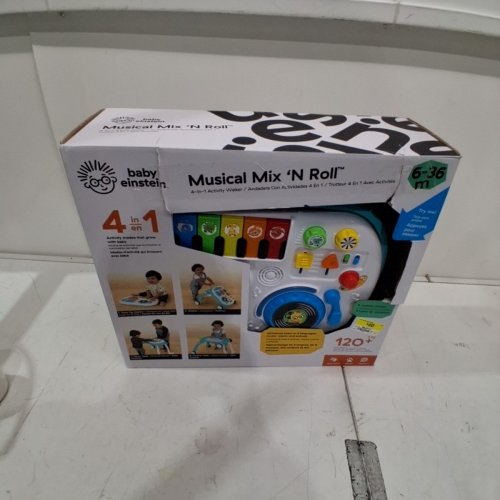 BABY EINSTEIN MUSICAL MIX 'N ROLL 4-IN-1 WALKER AND TABLE (MODEL: 12045) image 2