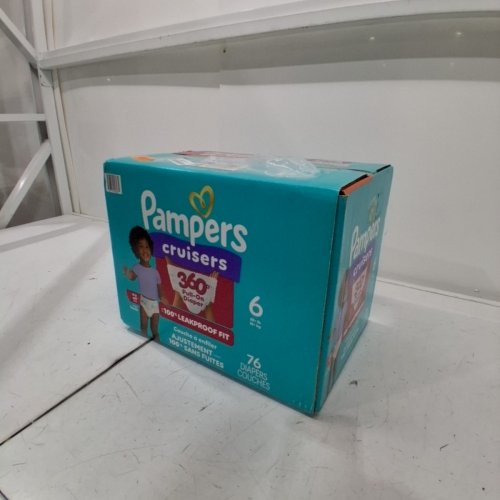 76PK PAMPERS CRUISERS 100% LEAKPROOF 360° GAP-FREE FIT DIAPERS - SIZE 6 image 2