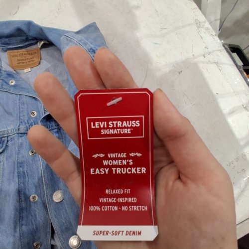 LEVI STRAUSS SIGNATURE VINTAGE EASY TRUCKER DENIM JACKET - EXTRA SMALL - LIGHT BLUE image 4