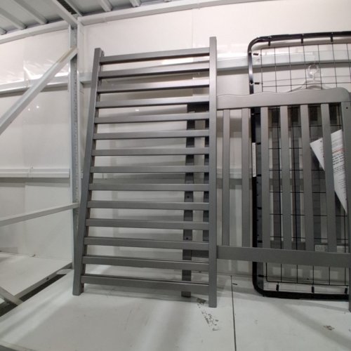 DREAM ON ME 3-IN-1CARSON CLASSIC CONVERTIBLE CRIB WITH WHEELS - STORMY GREY (MODEL: 675-SGY) image 5