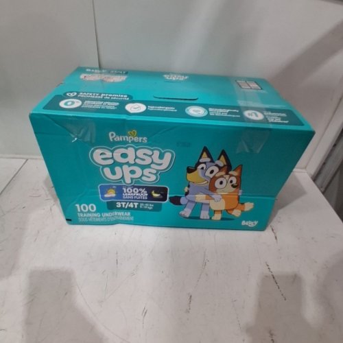 100PK PAMPERS EASY UPS PULL ON TRAINING UNDERWEAR - 3T/4T - BLUEY image 3