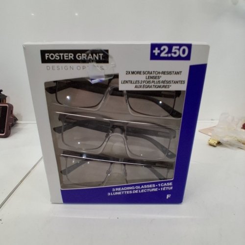 3PK FOSTER GRANT READING GLASSES - +2.50- GREY (STYLE: F) image 3