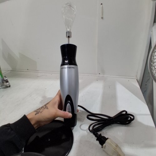 HAMILTON-BEACH 225 WATT HAND BLENDER, SILVER/BLACK - 59766 image 2
