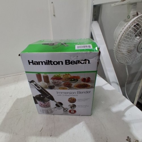 HAMILTON-BEACH 225 WATT HAND BLENDER, SILVER/BLACK - 59766 image 5