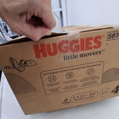 150PK HUGGIES LITTLE MOVERS DIAPERS - SIZE 4 - DISNEY BABY LION KING image 3
