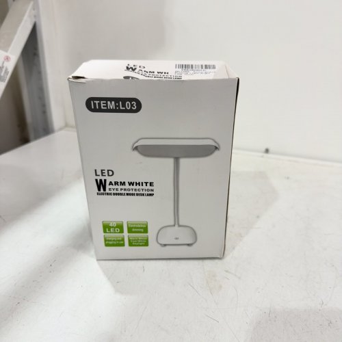 MAYTHANK LED RECHARGEABLE CORDLESS GOOSENECK DESK LAMP - 4200 MAH - WHITE (MODEL: L03) image 2
