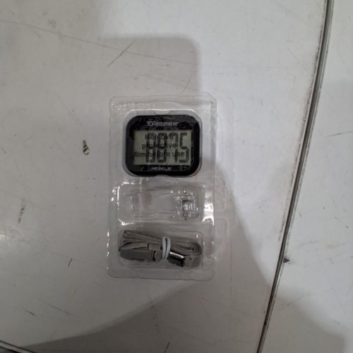 NESKLA 3D PEDOMETER FOR WALKING WITH DIGITAL DISPLAY AND CLIP - BLACK (MODEL: 838) image 2