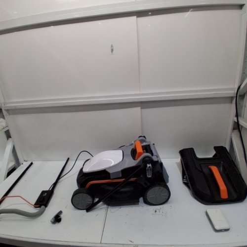 LITHELI U20 HANDY+ LIGHT WEIGHT CORDLESS 16" LAWN MOWER - 2 X 20 V BATTERY - 7.9 GAL GRASS BAG - BLACK/GREY/ORANGE (MODEL: EGT010172) image 2