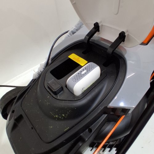 LITHELI U20 HANDY+ LIGHT WEIGHT CORDLESS 16" LAWN MOWER - 2 X 20 V BATTERY - 7.9 GAL GRASS BAG - BLACK/GREY/ORANGE (MODEL: EGT010172) image 4