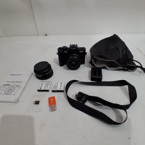 G-ANICA DIGITAL VIDEO CAMERA WITH 32GB MICRO SD CARD - 3" SCREEN, 48MP, 4K AT 60FPS, 52MM LENS, 16X OPTICAL ZOOM - BLACK (MODEL: WD06) image 2