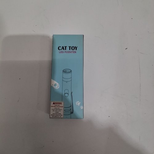 CAT PET LASER POINTER TOY WITH FLASHLIGHT AND SPINNER - BLUE/MULTIPLE PATTERNS (MODEL: TBEEK9129) image 5