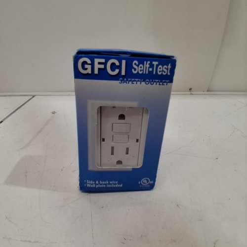 3GRACE SELF-TEST GFCI OUTLET - 15 AMP - WHITE (MODLE: KGA-1PCS) image 4