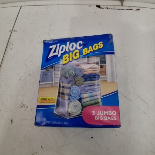 3PK ZIPLOC JUMBO STORAGE BAGS - 20GAL image 4
