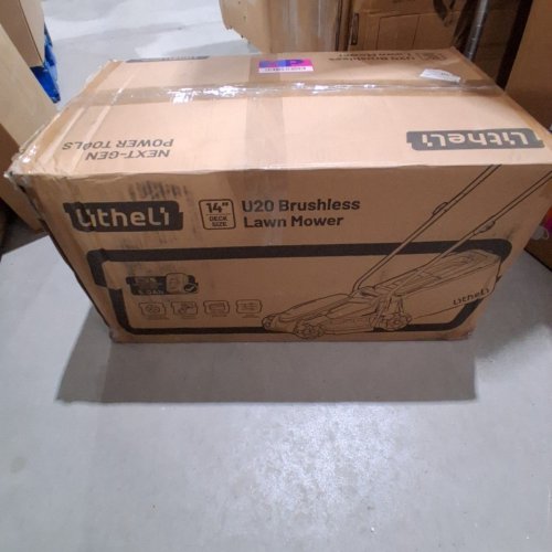 LITHELI BRUSHLESS LAWN MOWER - 14" CUTTING WIDTH - 20V (MODEL: U20LM01-4A120) image 6