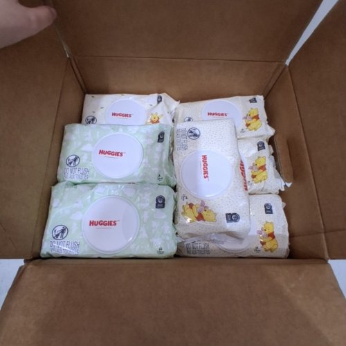 960PK HUGGIES NATURAL CARE DISNEY THEMED SENSITIVE UNSCENTED BABY WIPES - 64 PER PACK (960 TOTAL) - WINNIE THE POOH image 2