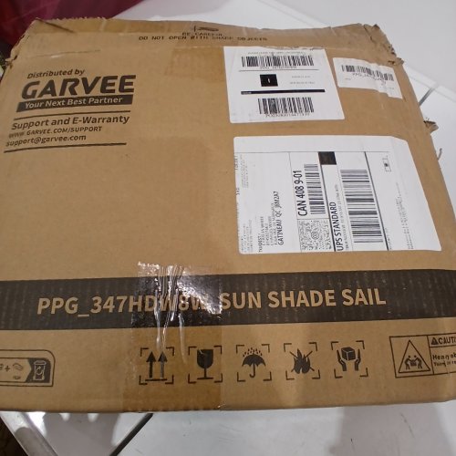 GARVEE TRIANGLE SUN SHADE SAIL - 12FT - GREY (MODEL : PPG_347W8W) image 2