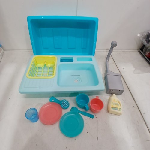 CUTE STONE TEMPERATURE SENSING WASH-UP KITCHEN SINK TOY SET (MODEL: CS181001) image 3
