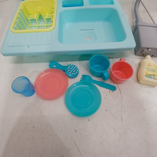 CUTE STONE TEMPERATURE SENSING WASH-UP KITCHEN SINK TOY SET (MODEL: CS181001) image 4