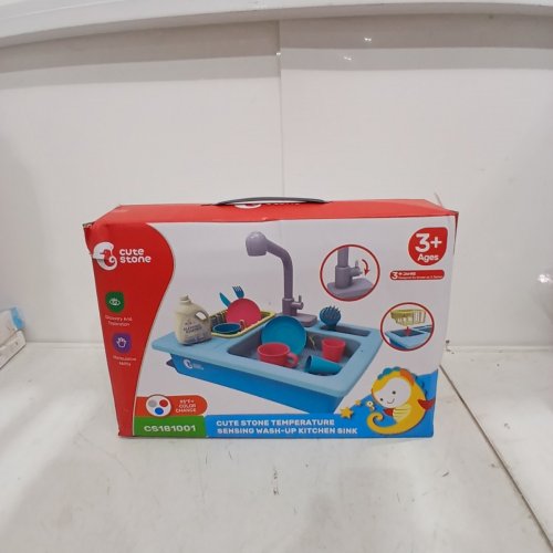CUTE STONE TEMPERATURE SENSING WASH-UP KITCHEN SINK TOY SET (MODEL: CS181001) image 5