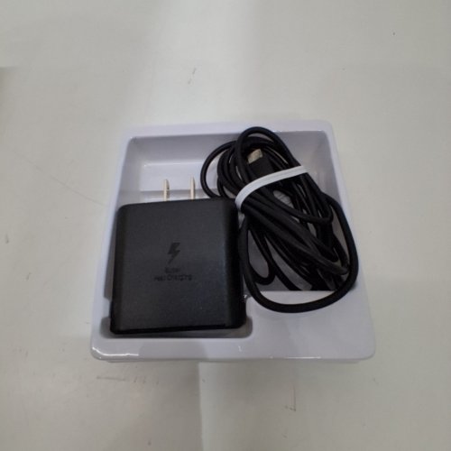 HFLRZZ USB-C FAST CHARGER WITH USB-C TO USB-C CABLE - 6FT - 45W - 100-240V - BLACK image 2
