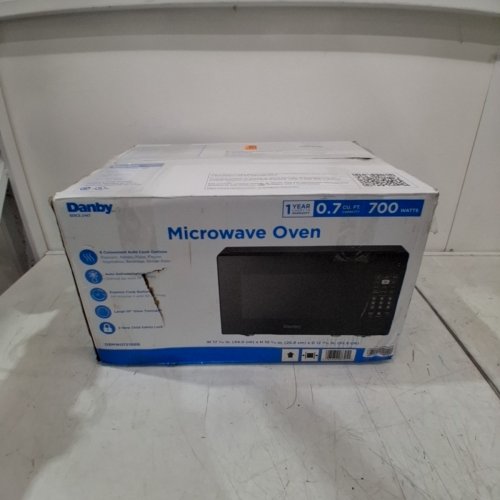 DANBY 700W COUNTERTOP MICROWAVE - 0.7 CU.FT - BLACK (MODEL: DBMW0721BBB) image 10