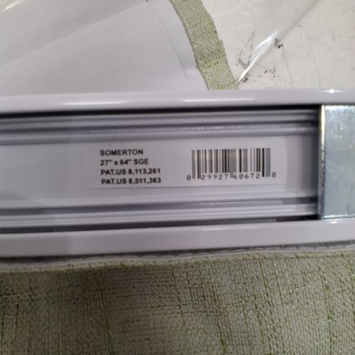 SOMERTON CORDLESS BLACKOUT ROMAN SHADE - 27" X 64" - SAGE GREEN image 2