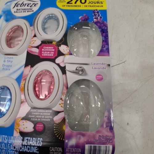 4PK FEBREZE BATHROOM AIR FRESHENERS - 7.5 ML EACH - ASSORTED SCENTS (MODEL: 2013145) image 3