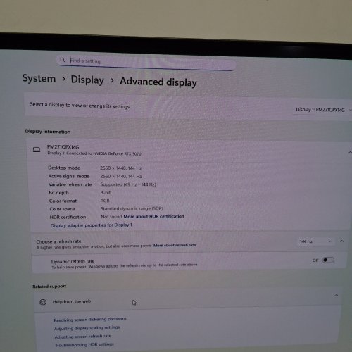 MSI QD-OLED MONITOR - 27", 2560 X 1440 - BLACK (MODEL: PRO MAX 271QPX14G) image 8