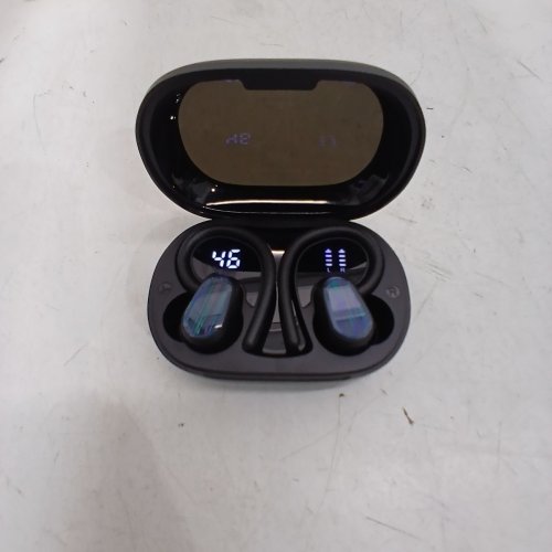 WIRELESS BLUETOOTH EARBUDS WITH ENC NOISE CANCELING AND CHARGING CASE - BLACK (MODEL: S75) image 2