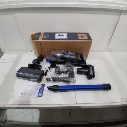 BISSELL POWERCLEAN FURFINDER SELF-STANDING CORDLESS VACUUM WITH TANGLE FREE BRUSH ROLL - 200W - BLUE/BLACK (MODEL: 4052B) image 3