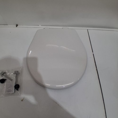BEMIS ROUND-FRONT PLASTIC TOILET SEAT - 15" - WHITE (MODEL: 730EC 000) image 3
