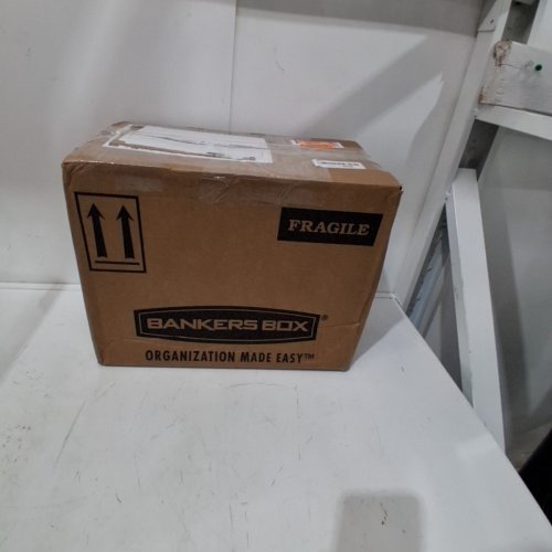 FELLOWES BANKERS BOX HEAVY DUTY PORTABLE PLASTIC FILE BOX LETTER SIZE (MODEL: 0086304) image 4