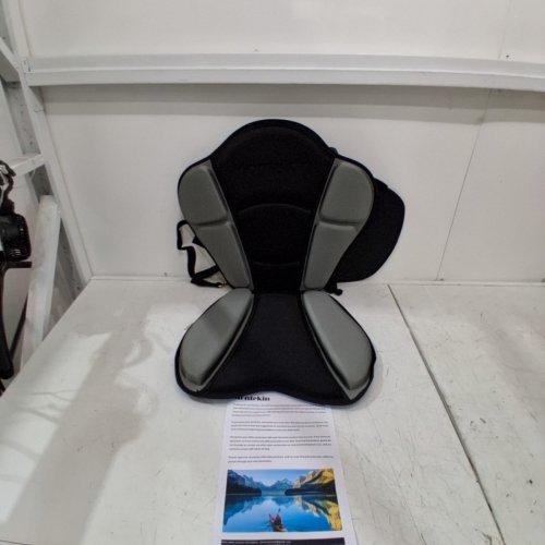MONTEKIN THICKENED KAYAK SEAT WITH BACK SUPPORT - 19.7" X 15.7" X 18.5" - GREY image 2