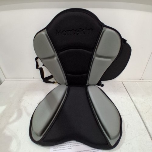 MONTEKIN THICKENED KAYAK SEAT WITH BACK SUPPORT - 19.7" X 15.7" X 18.5" - GREY image 3